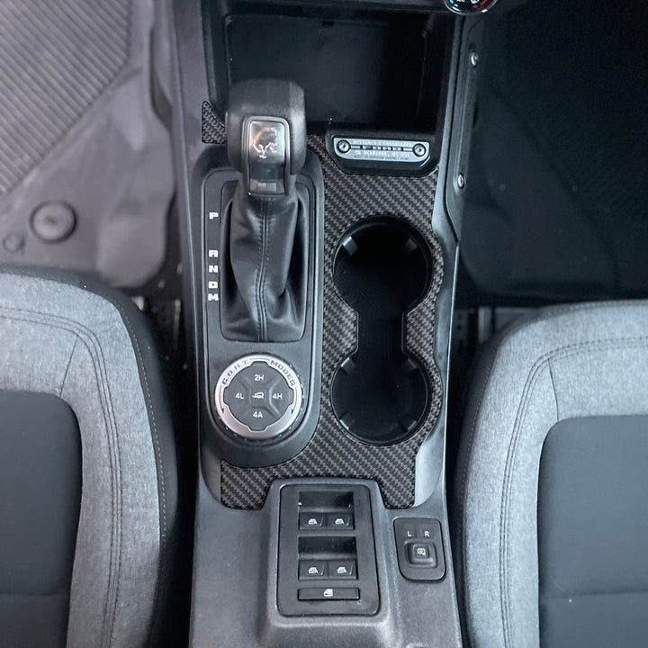 Transmission Center Console Accent Overlay Fits 2021-2025 Ford Bronco