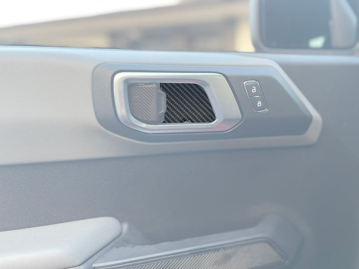 Door Latch Inserts Fits 2021-2025 Ford Bronco