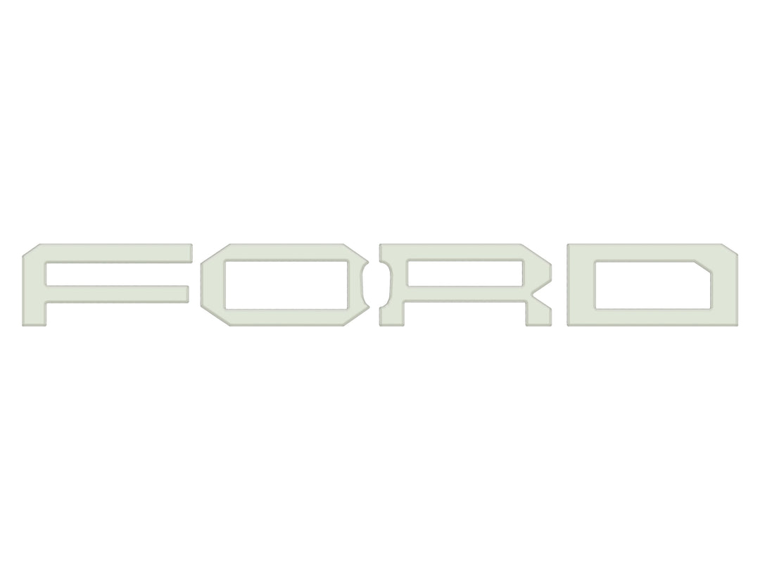 Raptor Front Grill Letter Overlays Fits 2022-2025 Ford Bronco