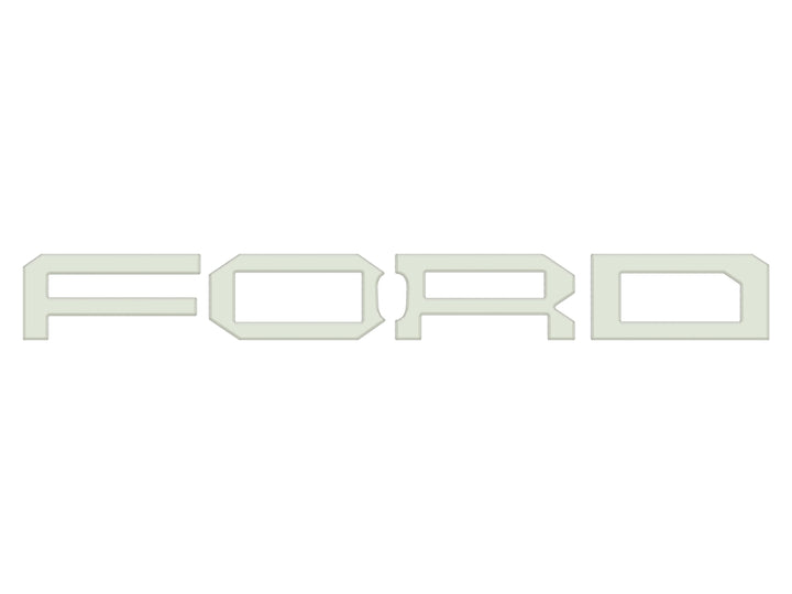 Raptor Front Grill Letter Overlays Fits 2022-2025 Ford Bronco