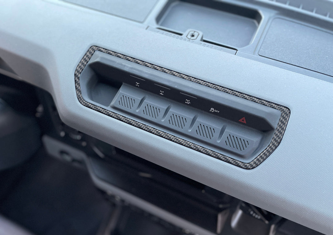 Dash Top Switch Panel Accent Trim Fits 2021-2025 Ford Bronco