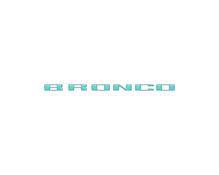 Passenger Dash Letter Inserts Fits 2025-2026 Ford Bronco Sport