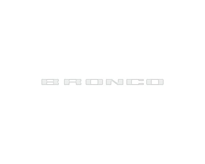 Passenger Dash Letter Inserts Fits 2025-2026 Ford Bronco Sport