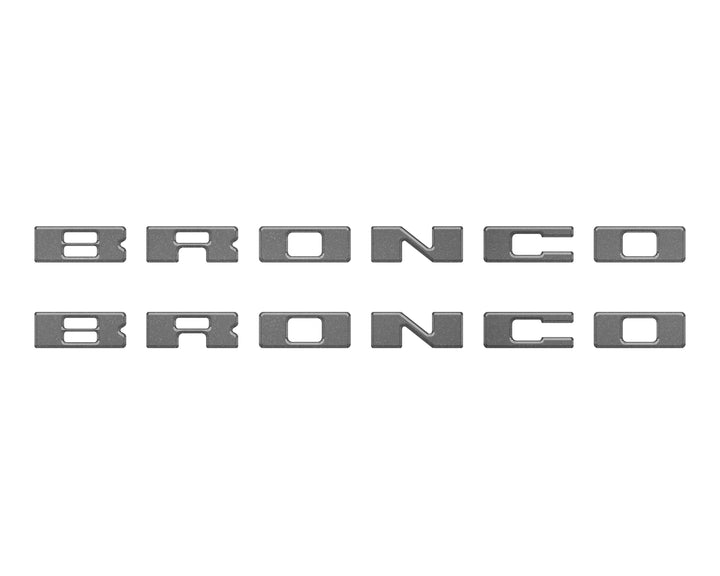 Bronco Running Board Letter Inserts/Overlays Fits 2021-2025 Ford Bronco