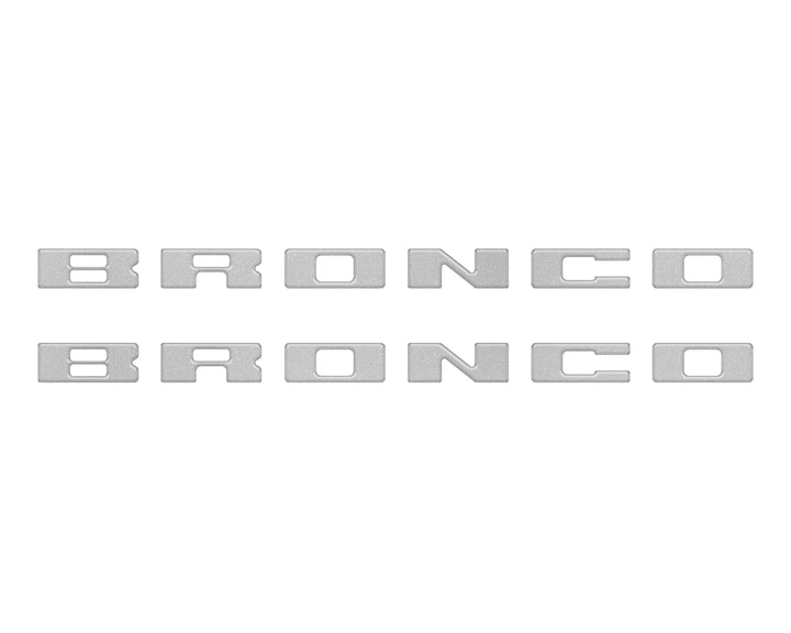 Bronco Running Board Letter Inserts/Overlays Fits 2021-2025 Ford Bronco