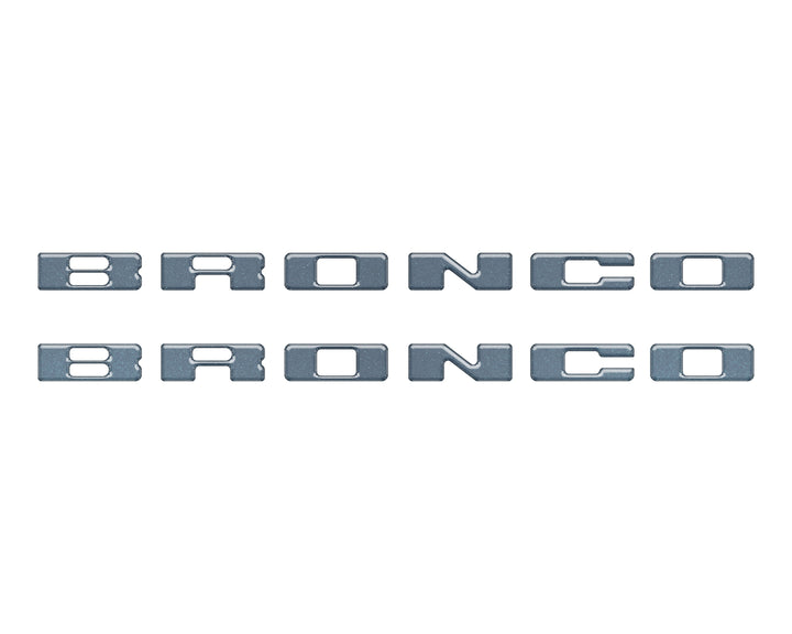 Rear Mudflap Letter Inserts Fits 2021-2025 Ford Bronco Sport