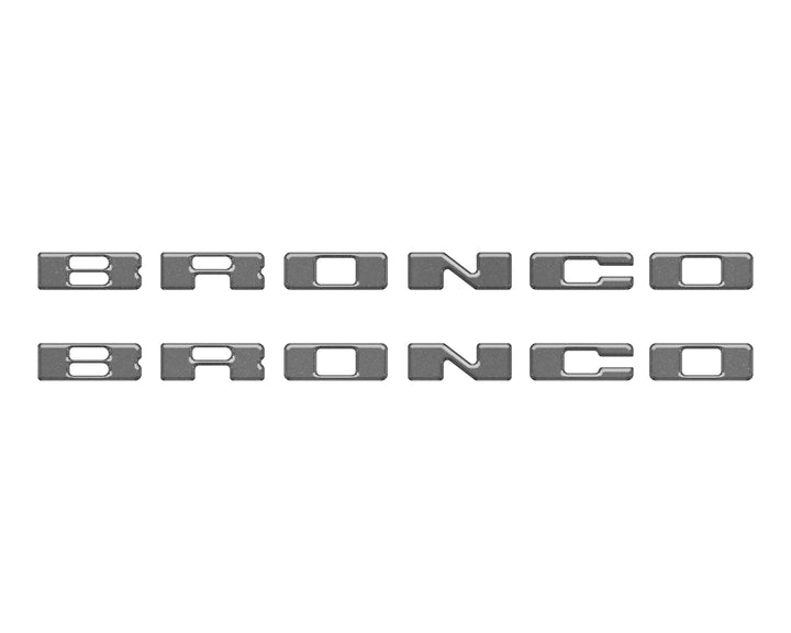 Rear Mudflap Letter Inserts Fits 2021-2025 Ford Bronco Sport