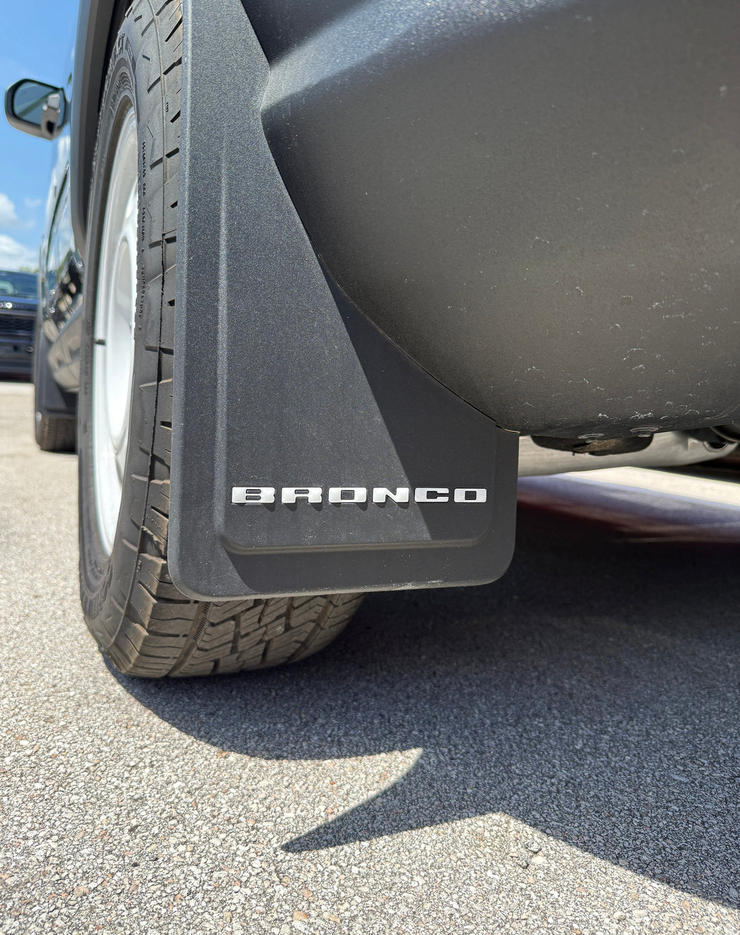 Rear Mudflap Letter Inserts Fits 2021-2025 Ford Bronco Sport