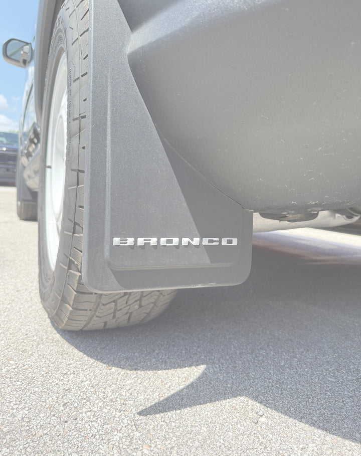 Rear Mudflap Letter Inserts Fits 2021-2025 Ford Bronco Sport