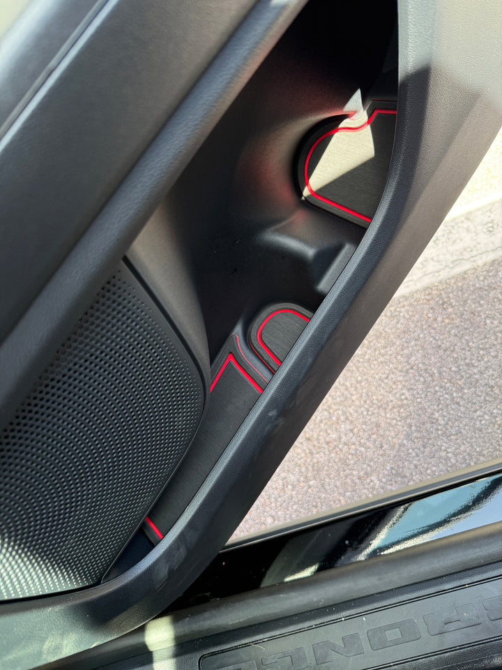 Door Cubby Foam Inserts Fits 2021-2026 Ford Bronco Sport