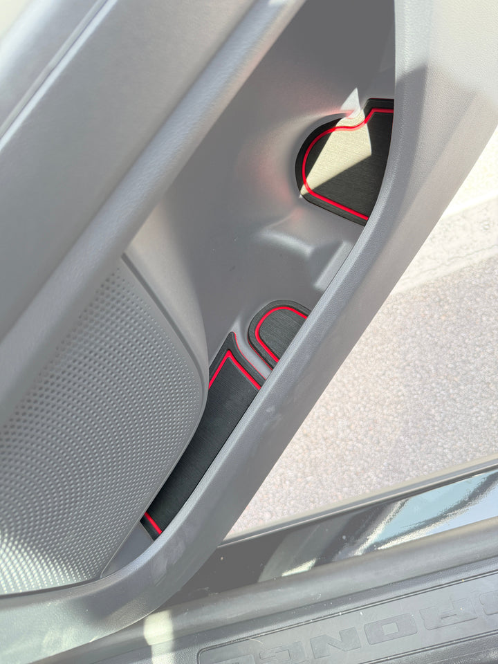 Door Cubby Foam Inserts Fits 2021-2026 Ford Bronco Sport