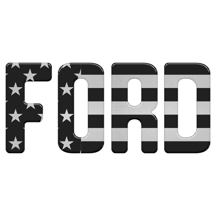 Slideout Tailgate Letter Inserts Fits 2021-2025 Ford Bronco