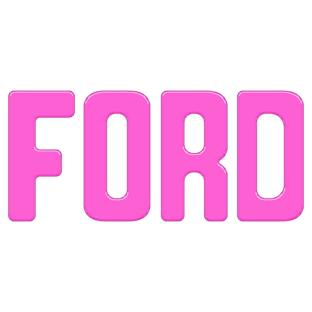 Slideout Tailgate Letter Inserts Fits 2021-2025 Ford Bronco