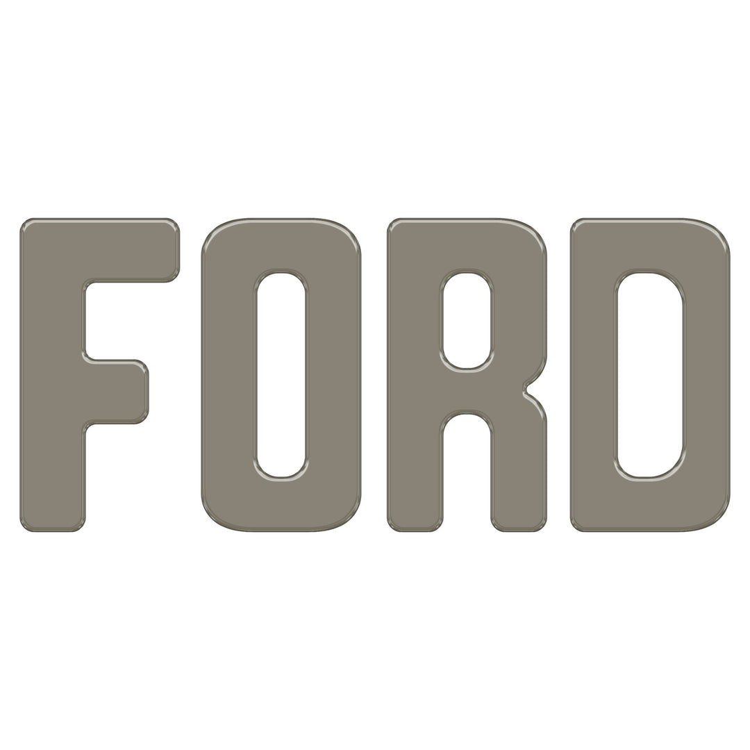 Slideout Tailgate Letter Inserts Fits 2021-2025 Ford Bronco