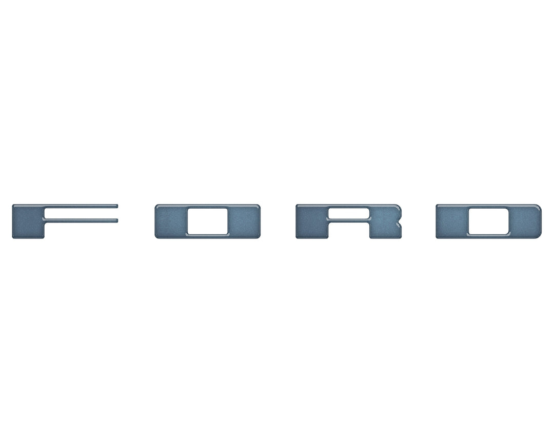 Bronco Heritage Grille Letter Overlays Fits 2023-2026 Ford Bronco