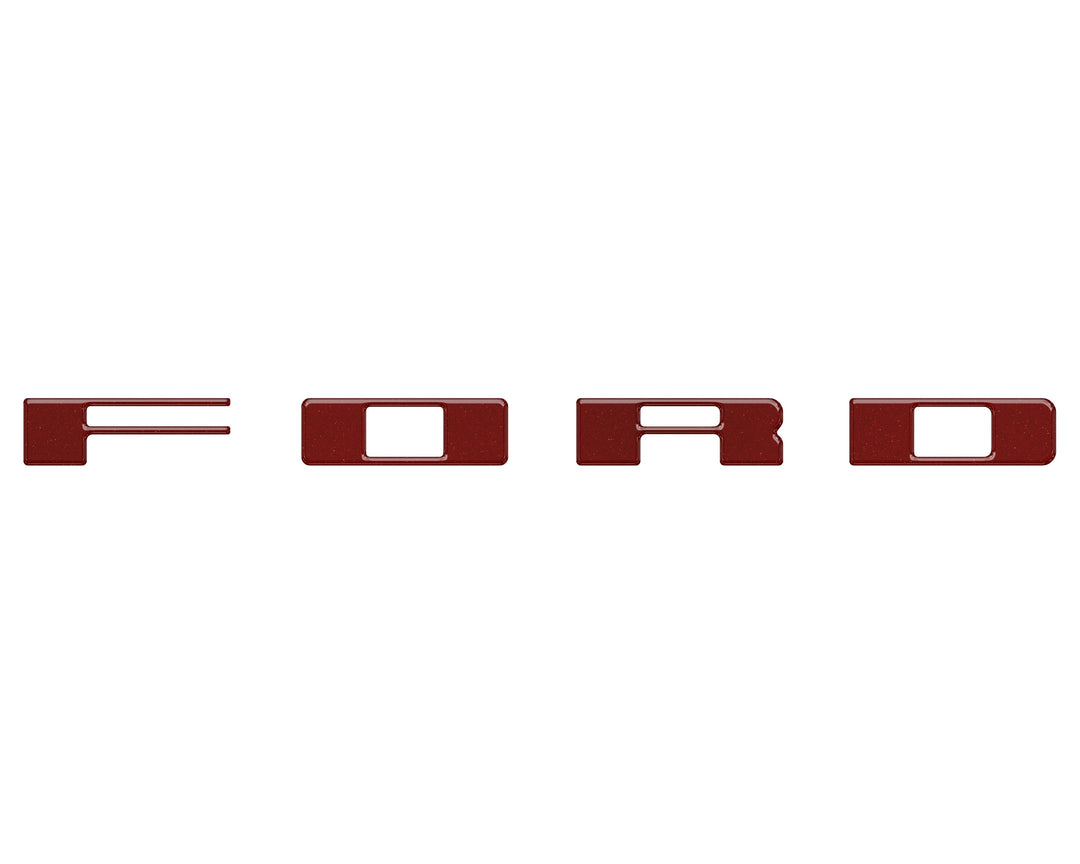Bronco Heritage Grille Letter Overlays Fits 2023-2026 Ford Bronco