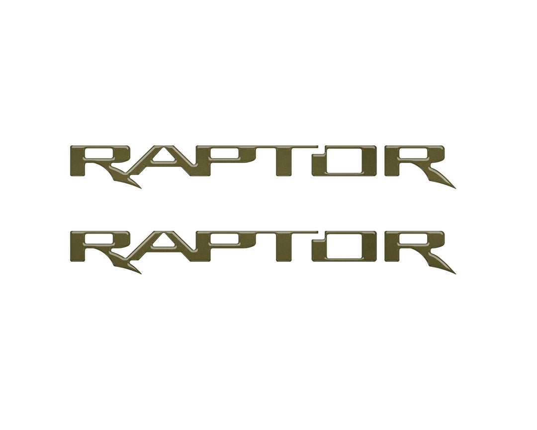 Raptor Floor Mat Emblem Inserts Fits 2022-2026 Ford Bronco &amp; 2024-2026 Ranger Raptor