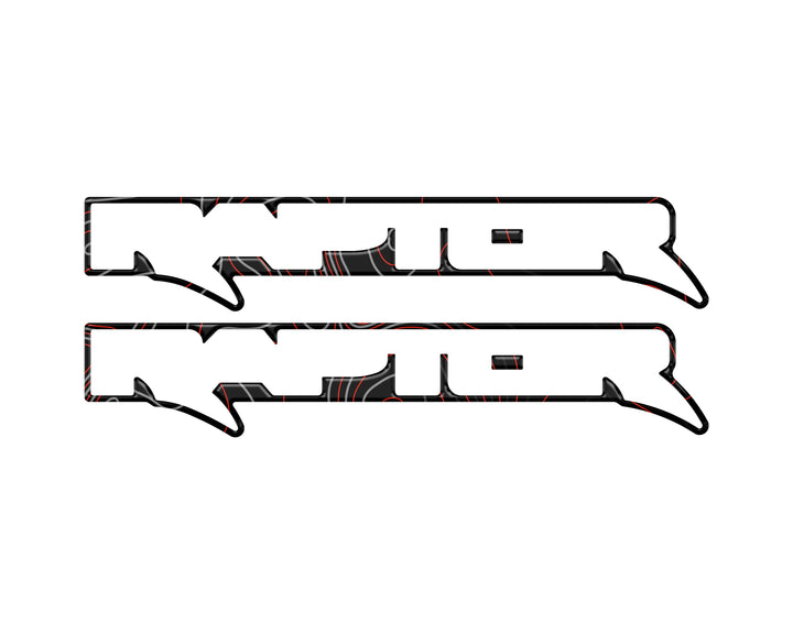 Raptor Floor Mat Emblem Inserts Fits 2022-2026 Ford Bronco &amp; 2024-2026 Ranger Raptor