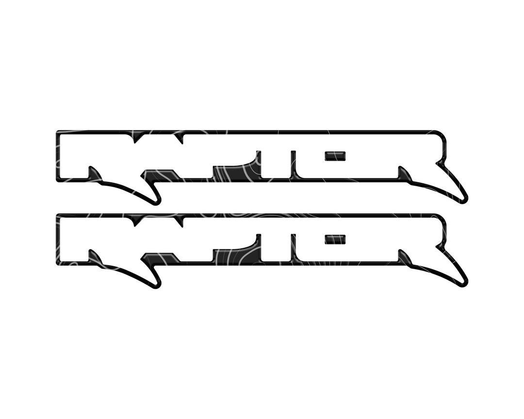 Raptor Floor Mat Emblem Inserts Fits 2022-2026 Ford Bronco &amp; 2024-2026 Ranger Raptor