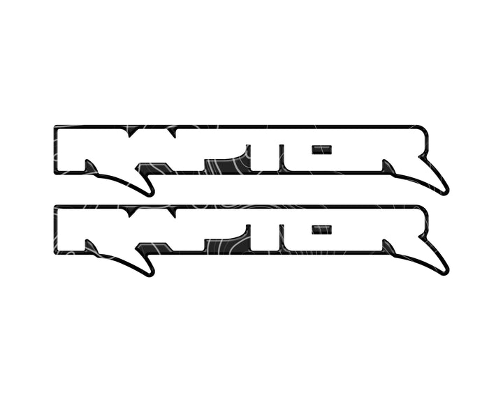 Raptor Floor Mat Emblem Inserts Fits 2022-2026 Ford Bronco &amp; 2024-2026 Ranger Raptor