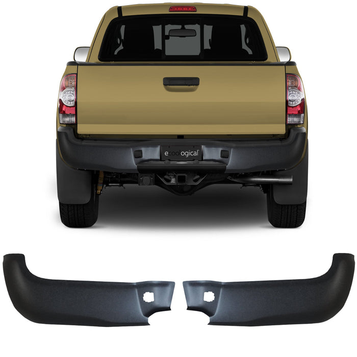 2005-2015 Toyota Tacoma Rear Bumper Covers - Chrome Delete Kit