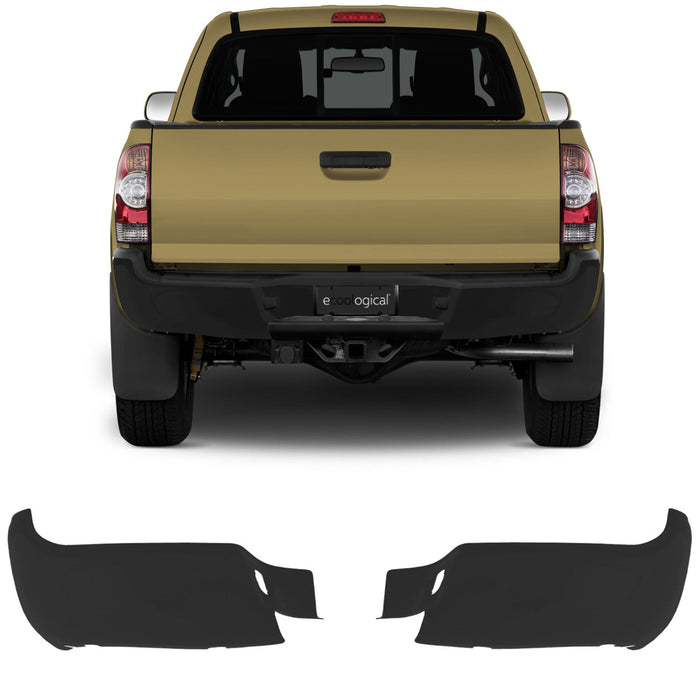 2005-2015 Toyota Tacoma Rear Bumper Covers - Chrome Delete Kit