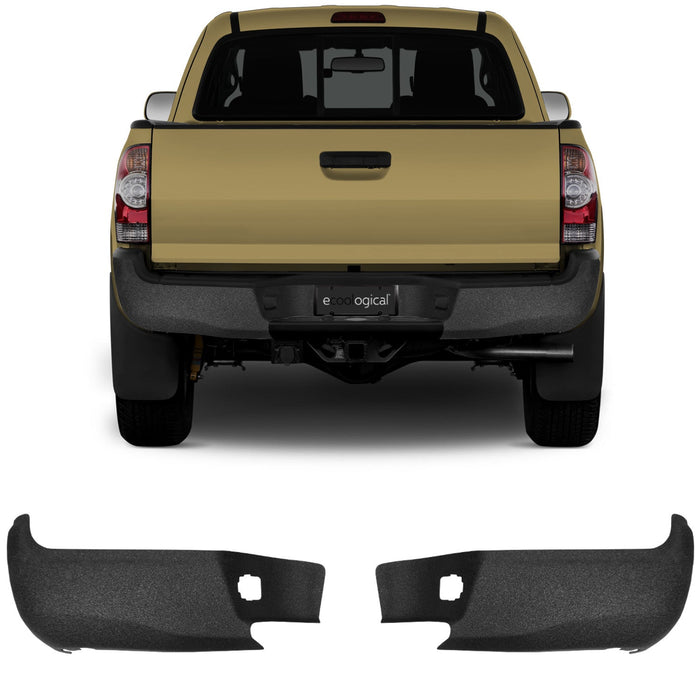 2005-2015 Toyota Tacoma Rear Bumper Covers - Chrome Delete Kit