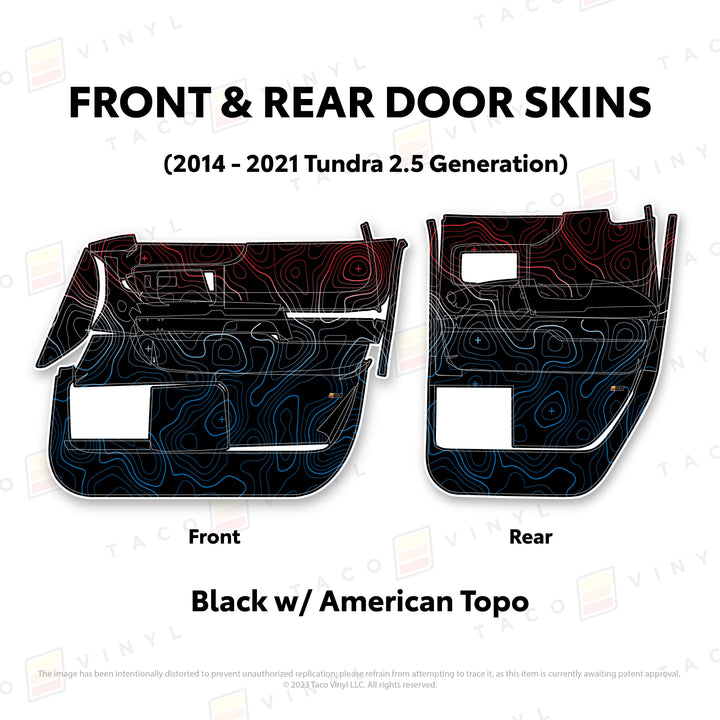 2014 - 2021 Tundra Door Skins