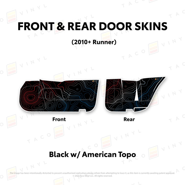 2010-24 4Runner Door Skins (Lower Section)