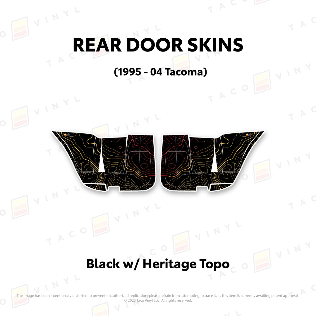 2010-24 4Runner Door Skins (Lower Section)