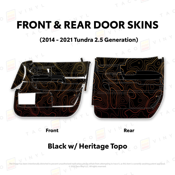 2014 - 2021 Tundra Door Skins