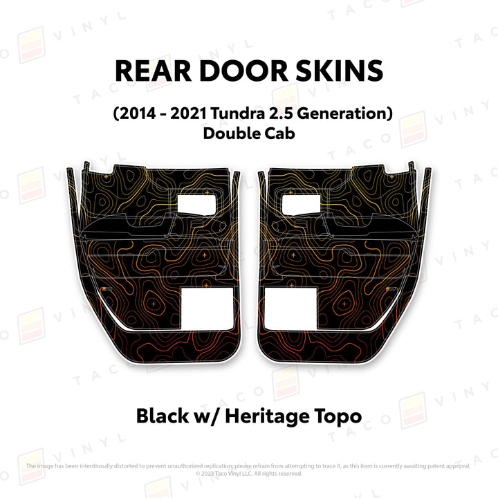 2014 - 2021 Tundra Door Skins