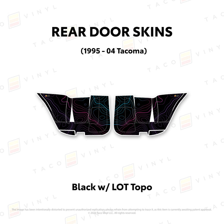 2010-24 4Runner Door Skins (Lower Section)