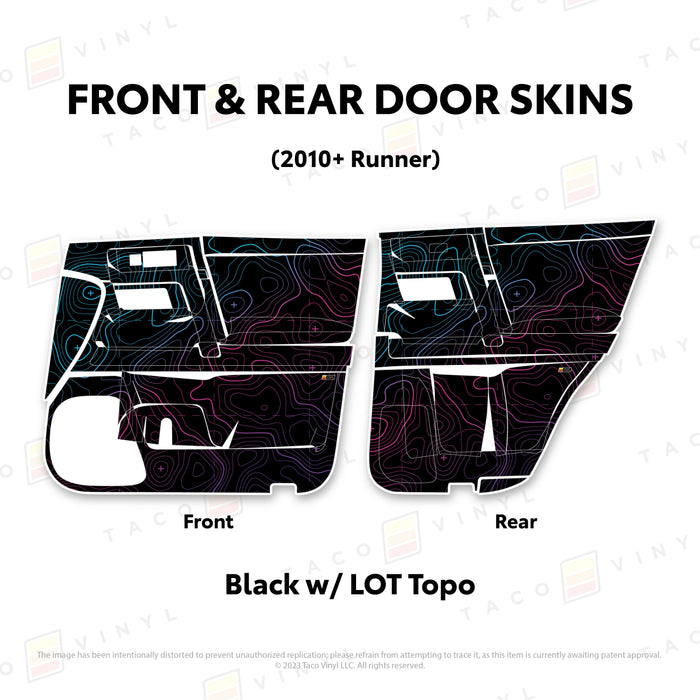 2010-24 4Runner Door Skins