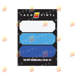 Tacoma Pro Grille Decals