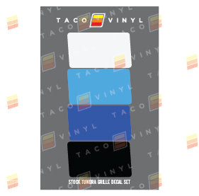 Stock Tundra Grille Decals