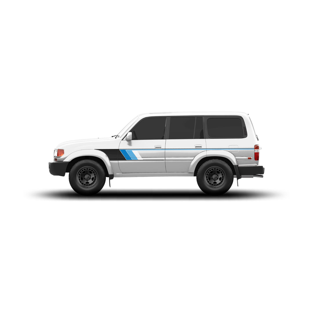 80 Series Land Cruiser Checkered Stripe Kit