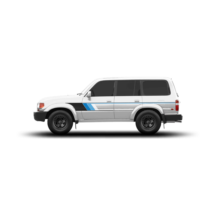 80 Series Land Cruiser Checkered Stripe Kit