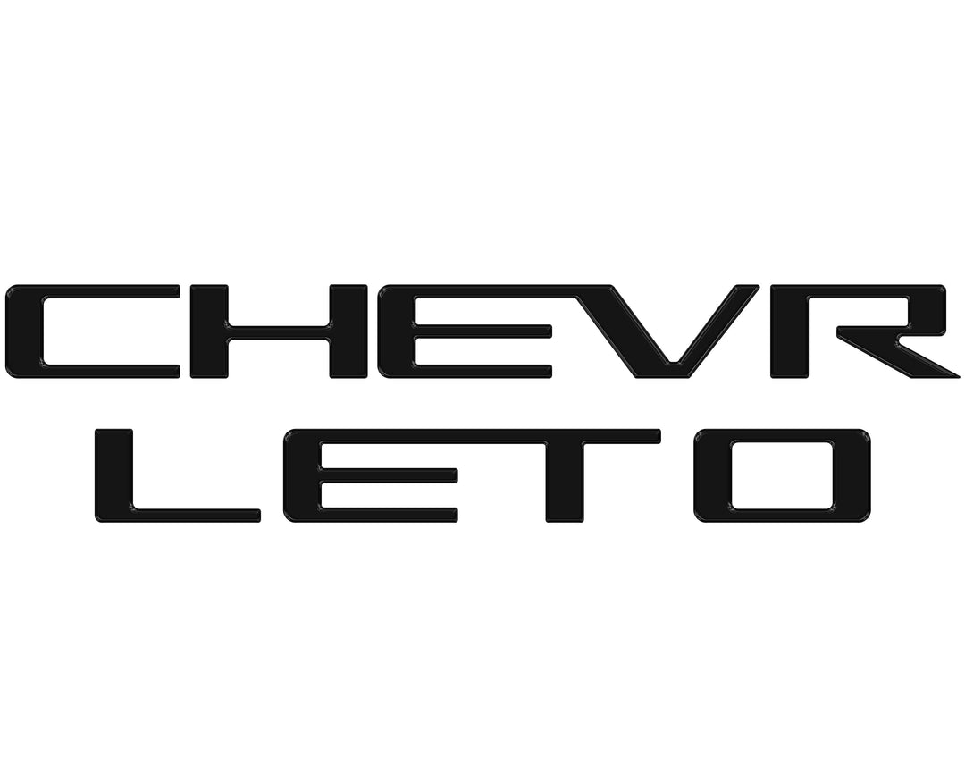 Tailgate Letter Inserts Fits 2023-2026 Chevrolet Colorado