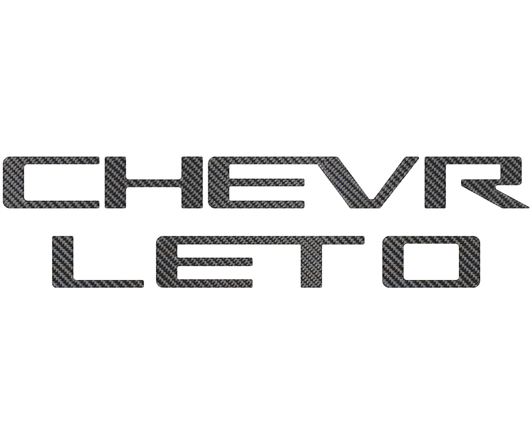 Tailgate Letter Inserts Fits 2023-2026 Chevrolet Colorado