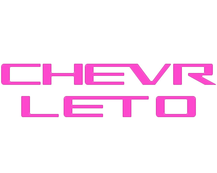 Tailgate Letter Inserts Fits 2023-2026 Chevrolet Colorado