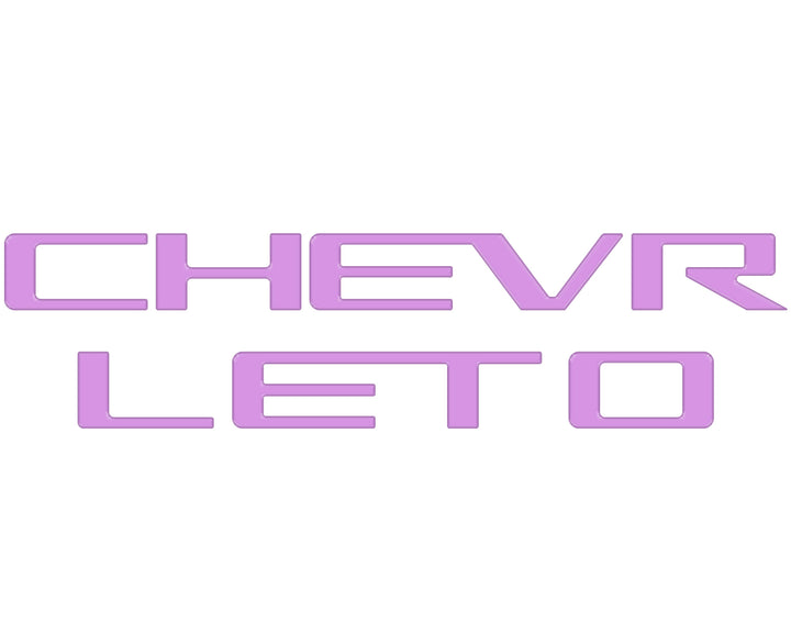 Tailgate Letter Inserts Fits 2023-2026 Chevrolet Colorado