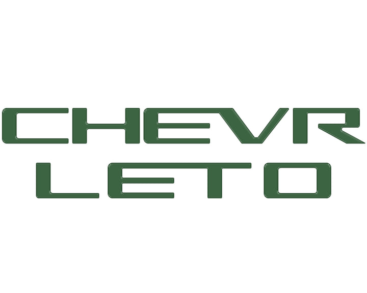 Tailgate Letter Inserts Fits 2023-2026 Chevrolet Colorado