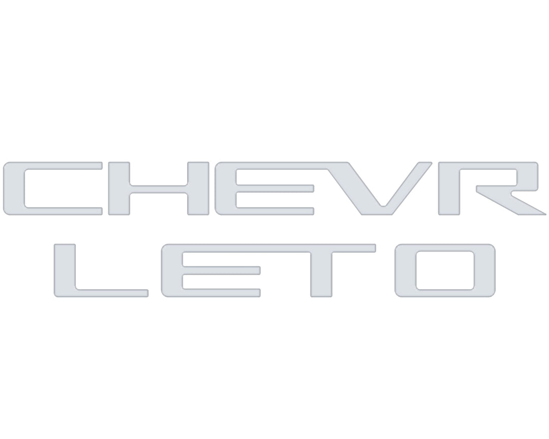 Tailgate Letter Inserts Fits 2023-2026 Chevrolet Colorado
