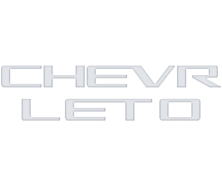 Tailgate Letter Inserts Fits 2023-2026 Chevrolet Colorado