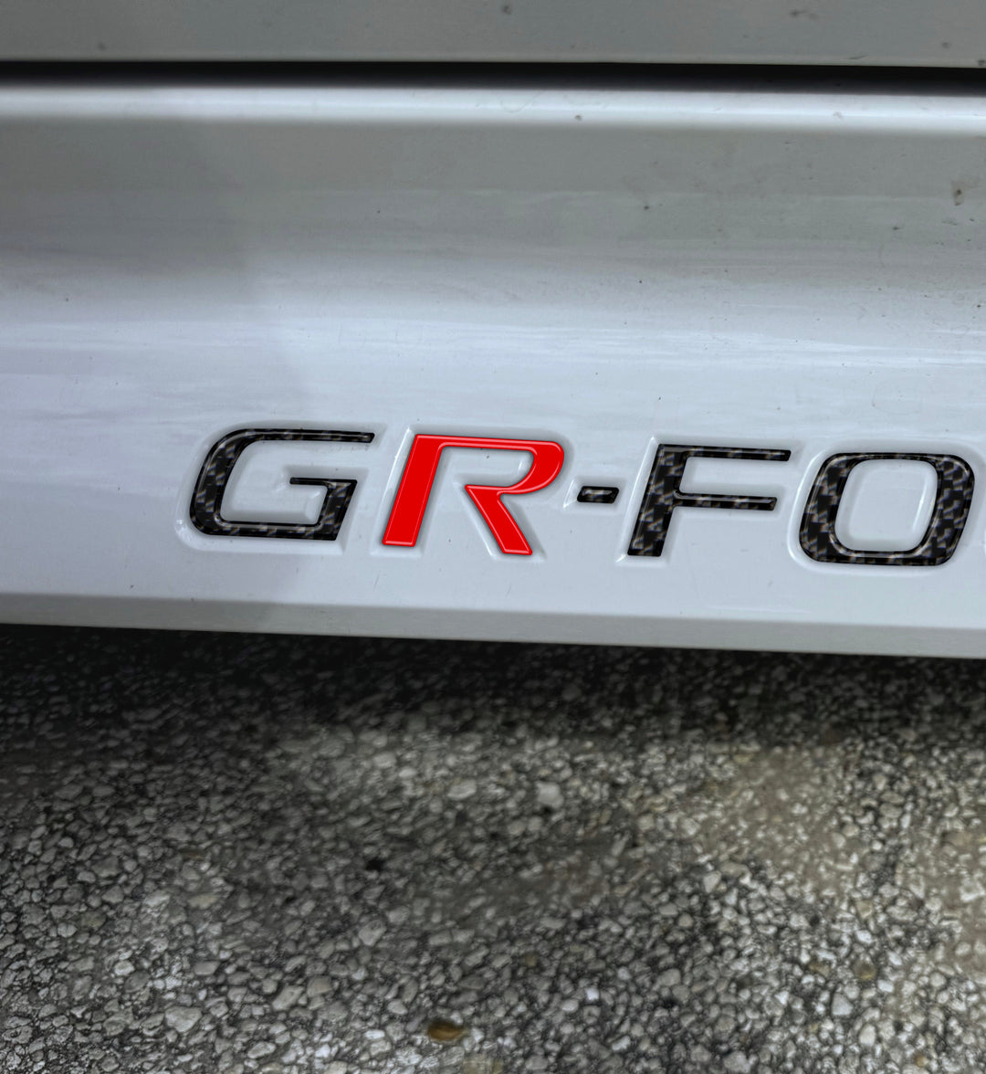 Rocker Panel Letter Inserts Fits 2023-2025 Toyota GR Corolla