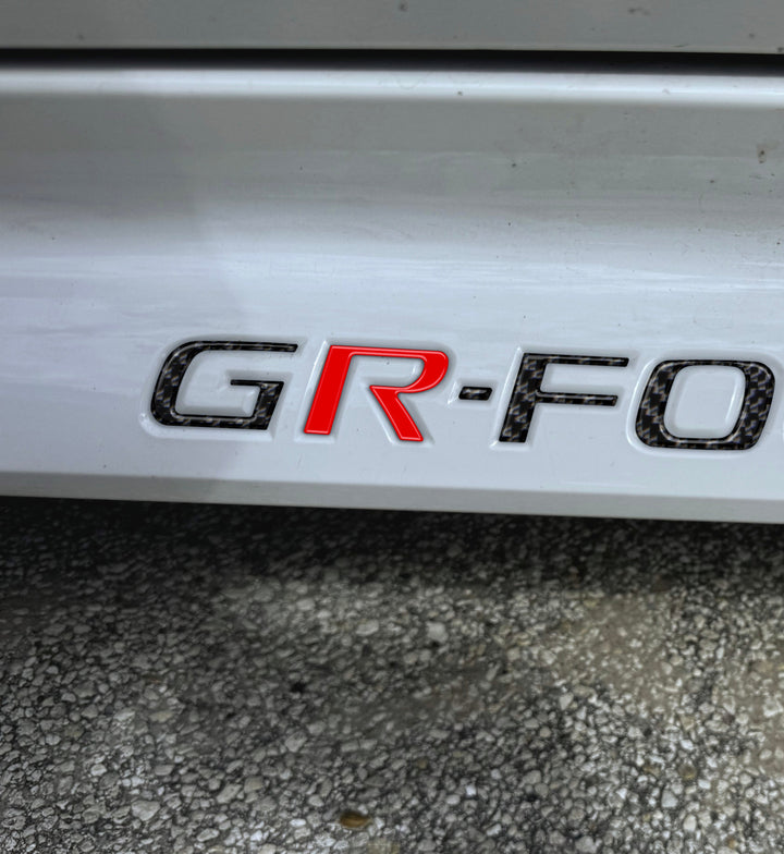 Rocker Panel Letter Inserts Fits 2023-2025 Toyota GR Corolla