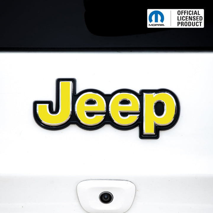 JEEP Emblem Overlay Decals – Solid Colors | Fits 2007–2017 Jeep Patriot