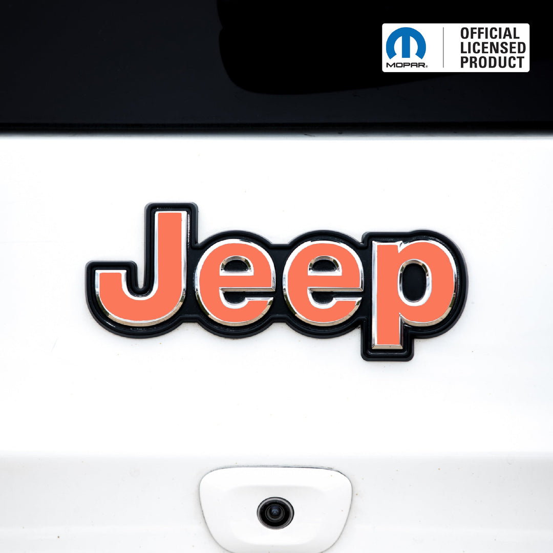 Jeep Emblem Overlay Decals – Solid Colors | Fits Grand Cherokee, Grand Cherokee L