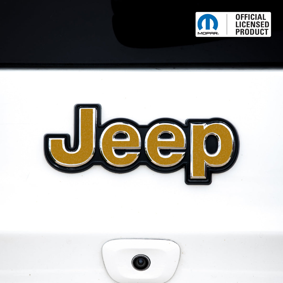 Jeep Emblem Overlay Decals – Solid Colors | Fits Grand Cherokee, Grand Cherokee L